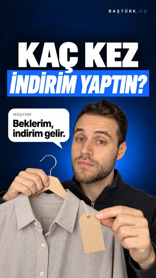 İndirim bir strateji mi, alışkanlık mı? — @basturk.co video kapağı
